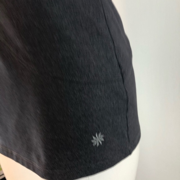 Athleta Grey V- Neck Workout Top Size Small - Picture 3 of 12